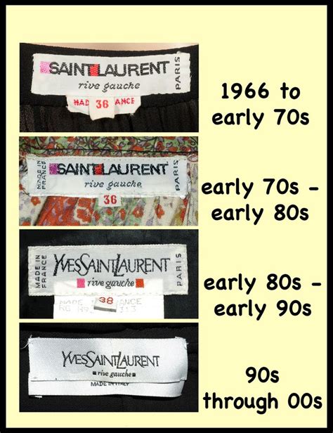 ysl vintage tag|is ysl vintage.